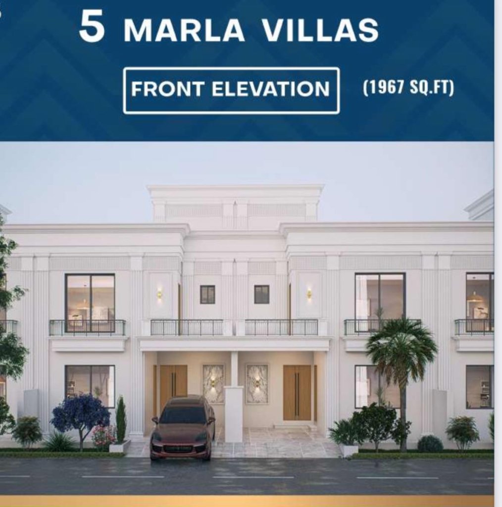 Ravi Urban Villas 5 Marla Villa Front Elevation